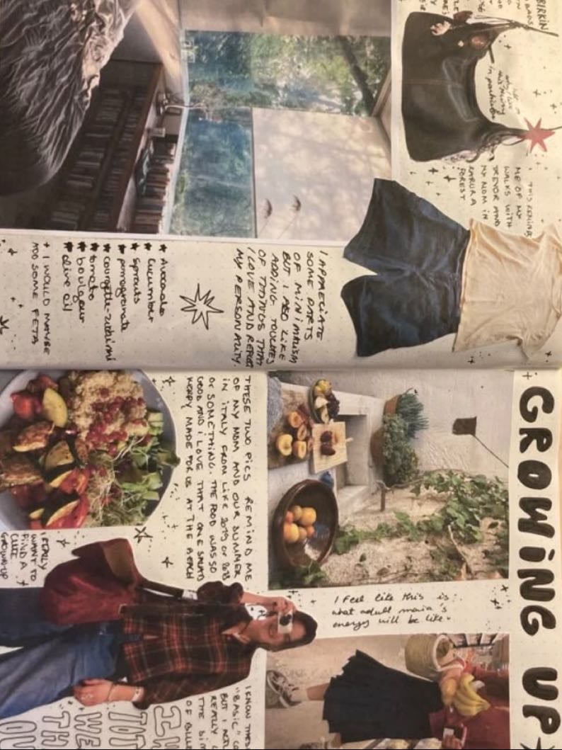 journal / write / make an album