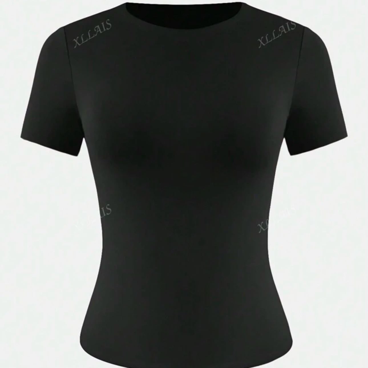 Camiseta básica negra - ID: 28065020