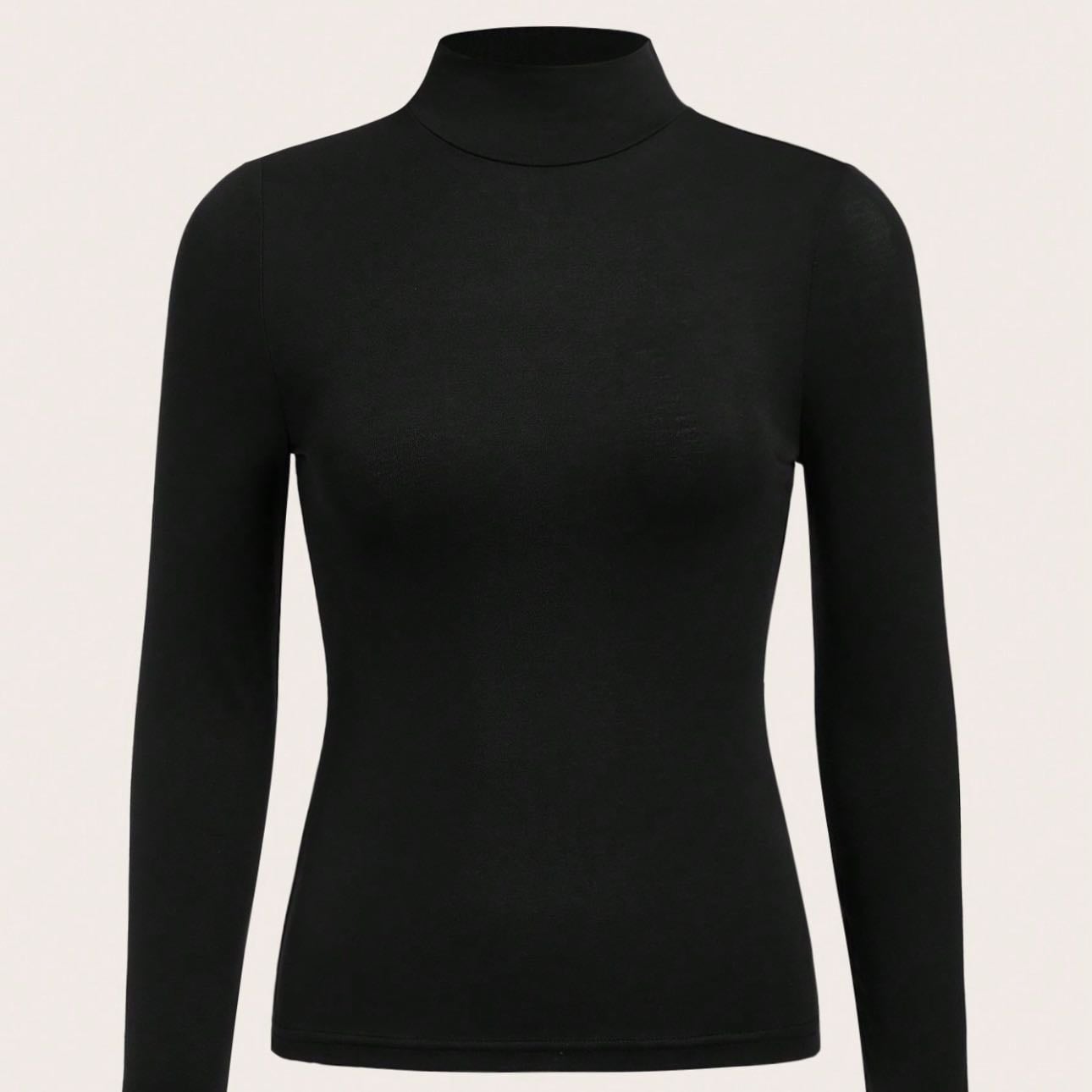 Top Negro cuello alto - ID: 1530522