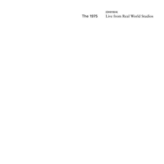 Live From Real World Studios - Album 路 The 1975
