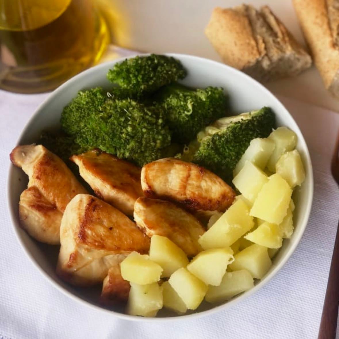 Pollo con brócoli