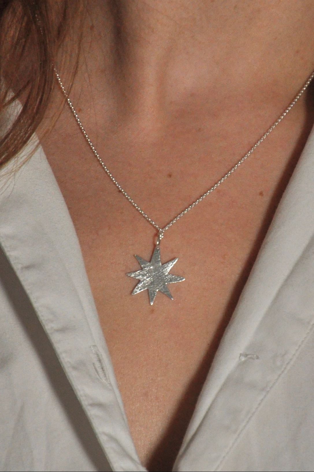 star necklace - срібна підвіска «зірка» від DenMa