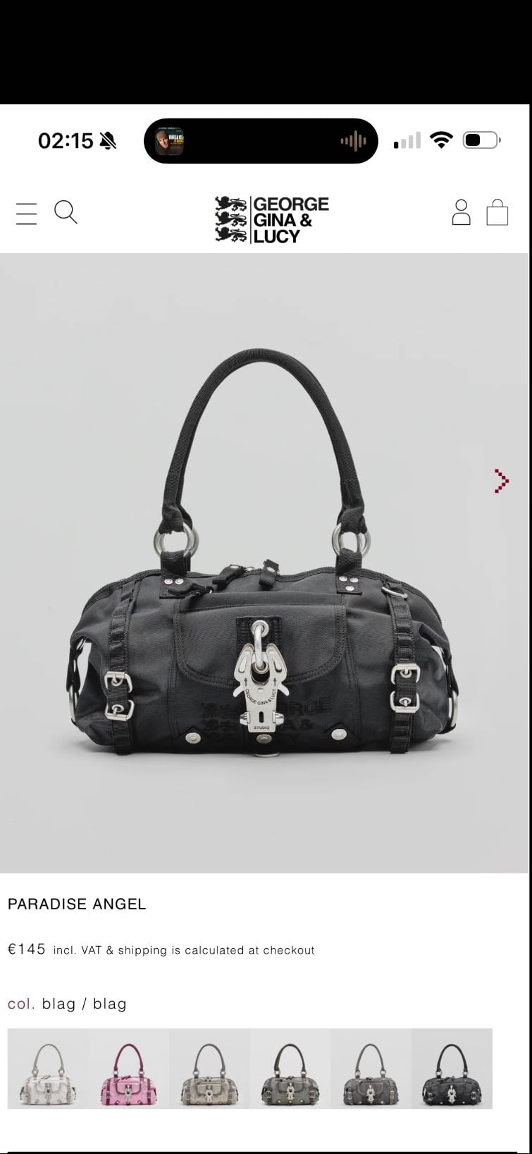 Paradise Angel bag by George Gina & Lucy - but idk which colour