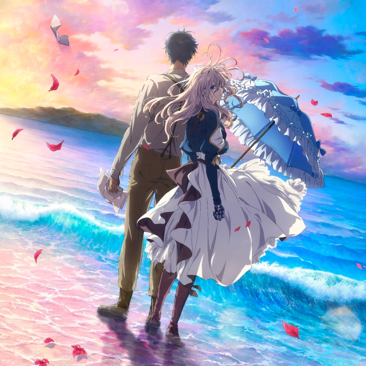 violet evergarden - this. is. art. violet evergarden is an absolutely stunning anime. it’s been a really long time since i watched this but i remember that it made me shed real tears. PLOT IS GREAT. VIOLET IS LITERALLY THE MOST BEAUTIFUL CHARACTER EVER OMG. HIGHLY RECOMMEND.