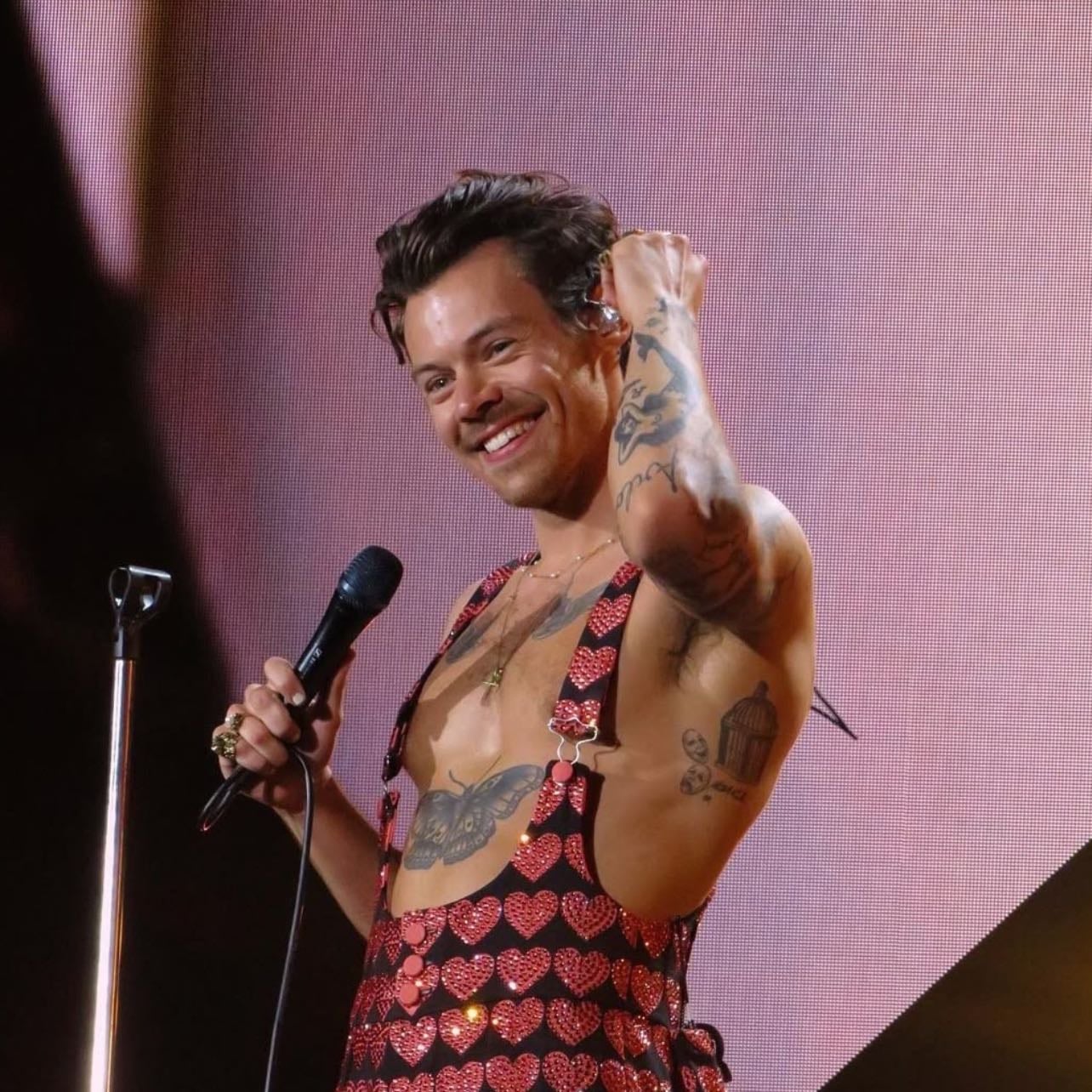 harry styles - i became a fan of him at like november/december of 2024 i love love love loveeeee his song so much it healed a part of me that i didnt know needed to be healed somehow?
