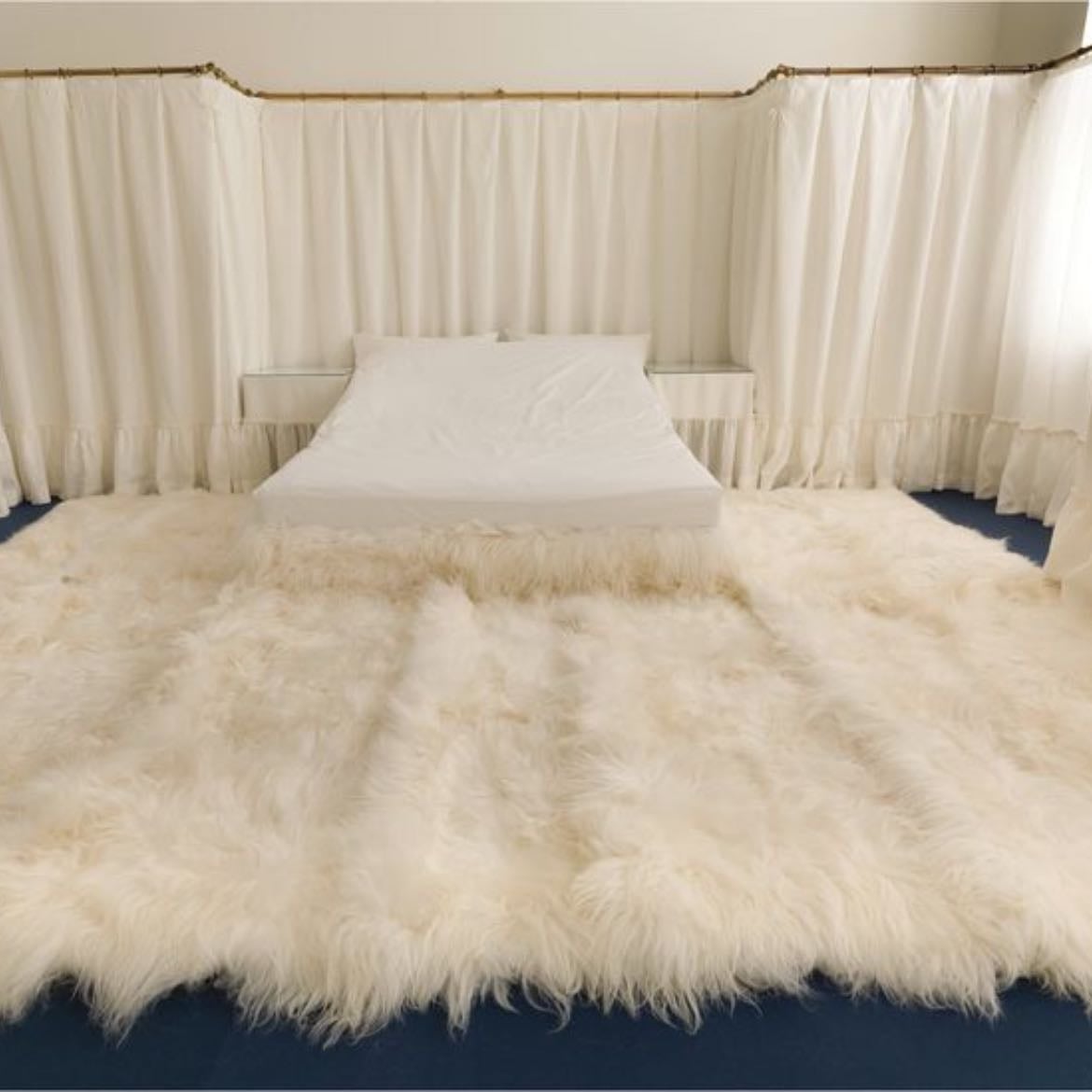 Bedroom Adolf Loos - Recreated bedroom of Adolf Loos from 1903. More here at the exhibition in Vienna at MAK