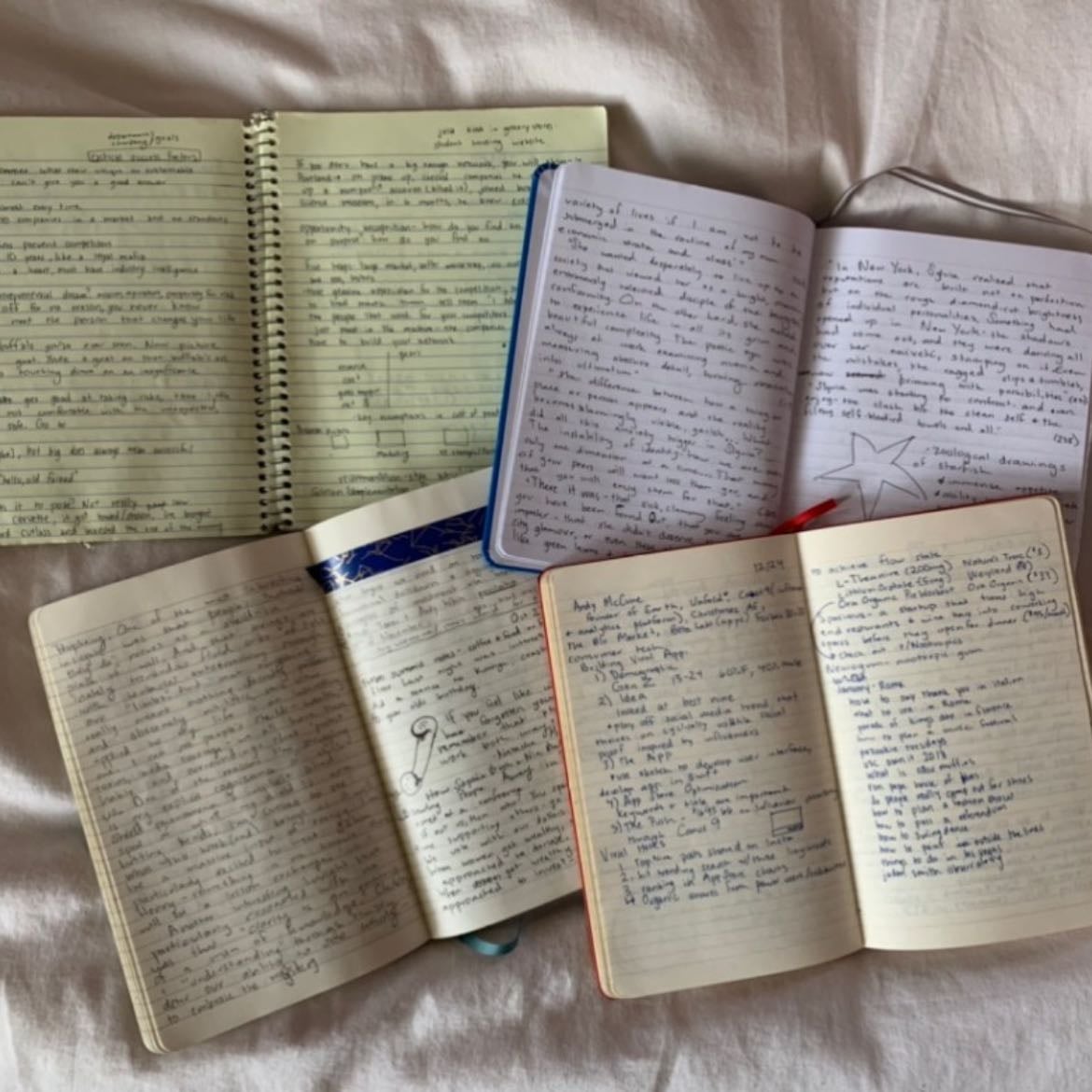 On keeping a notebook