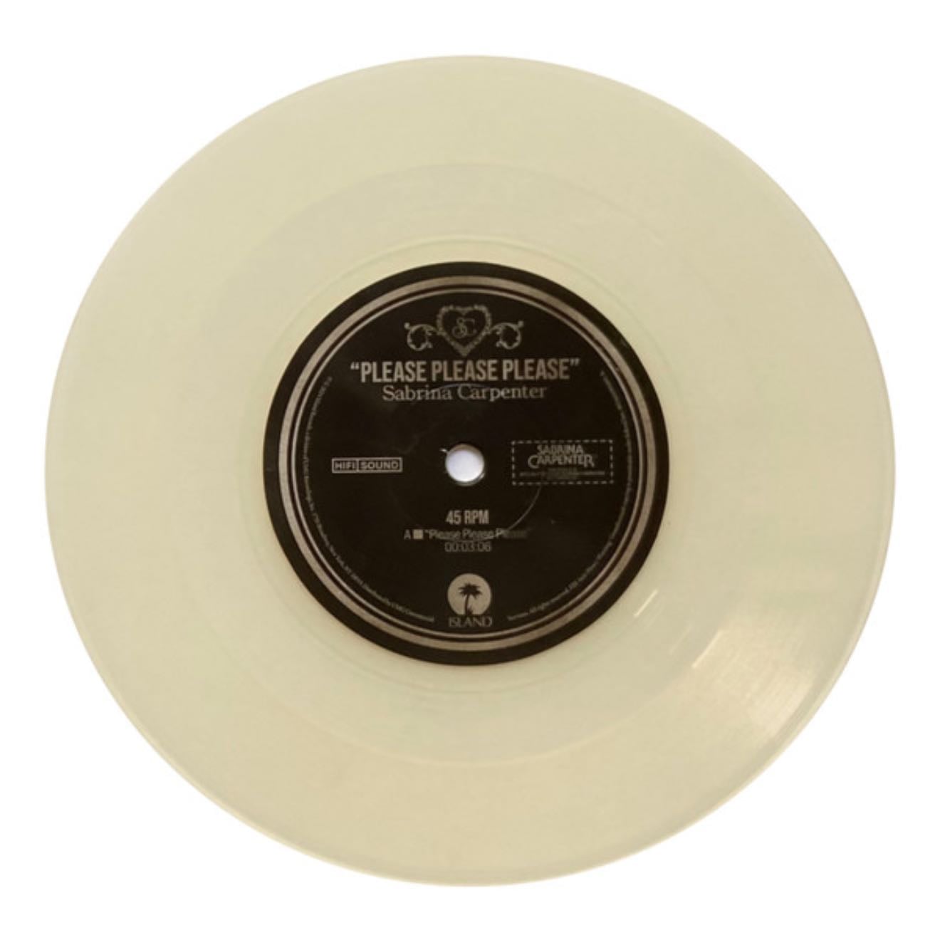 Please Please Please glow in the dark 7" - Song · Sabrina Carpenter