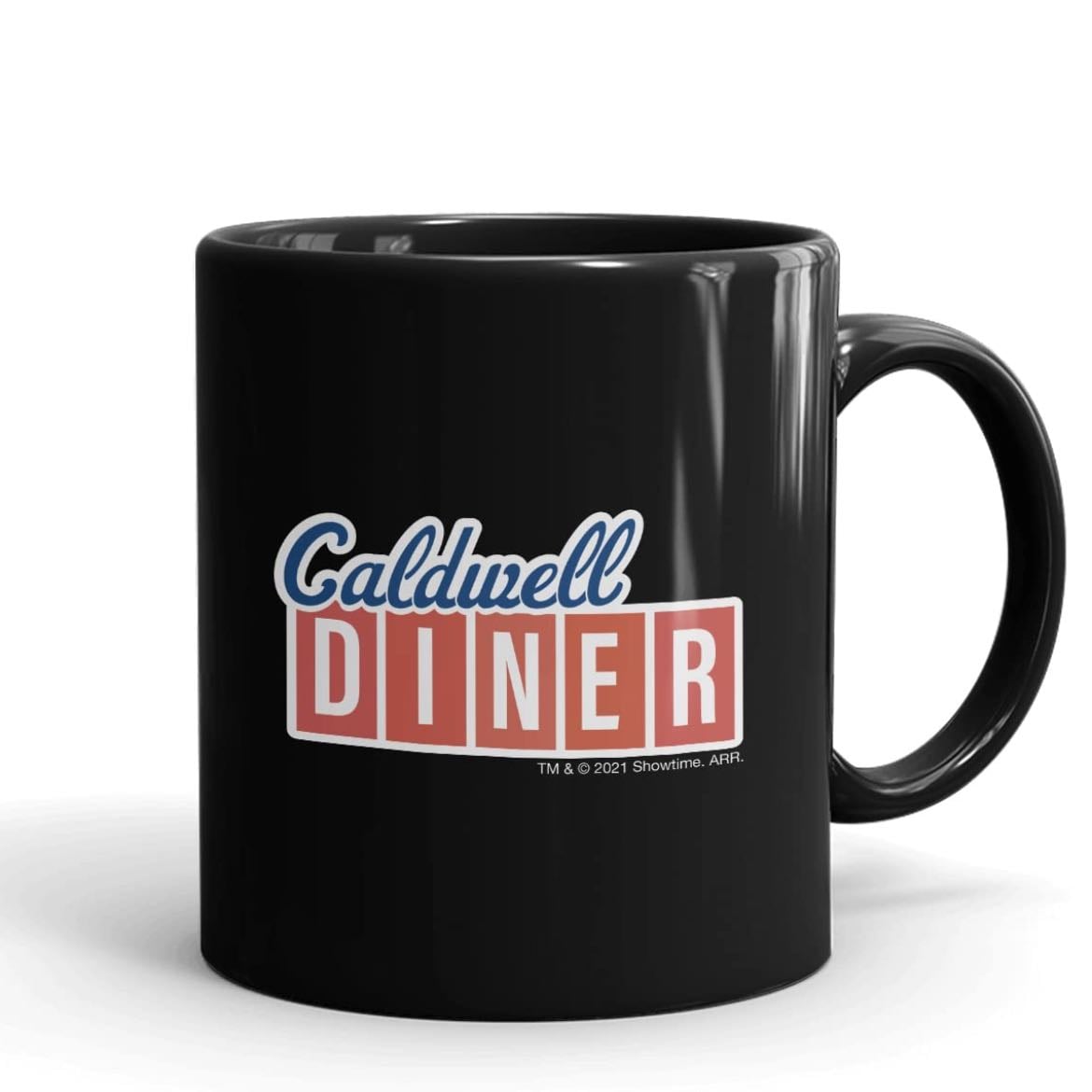 Amazon.com: SHOWTIME Dexter: New Blood Caldwell Diner Black Mug - Officially Licensed : Home & Kitchen