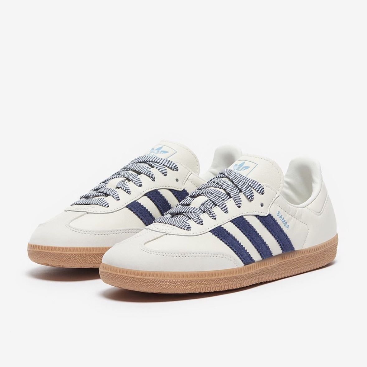 Samba Og Adidas Blue & White