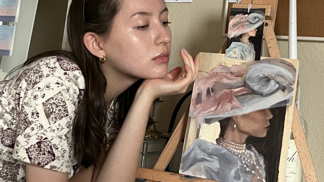 my only friends are painting, books, and baking - YouTube
