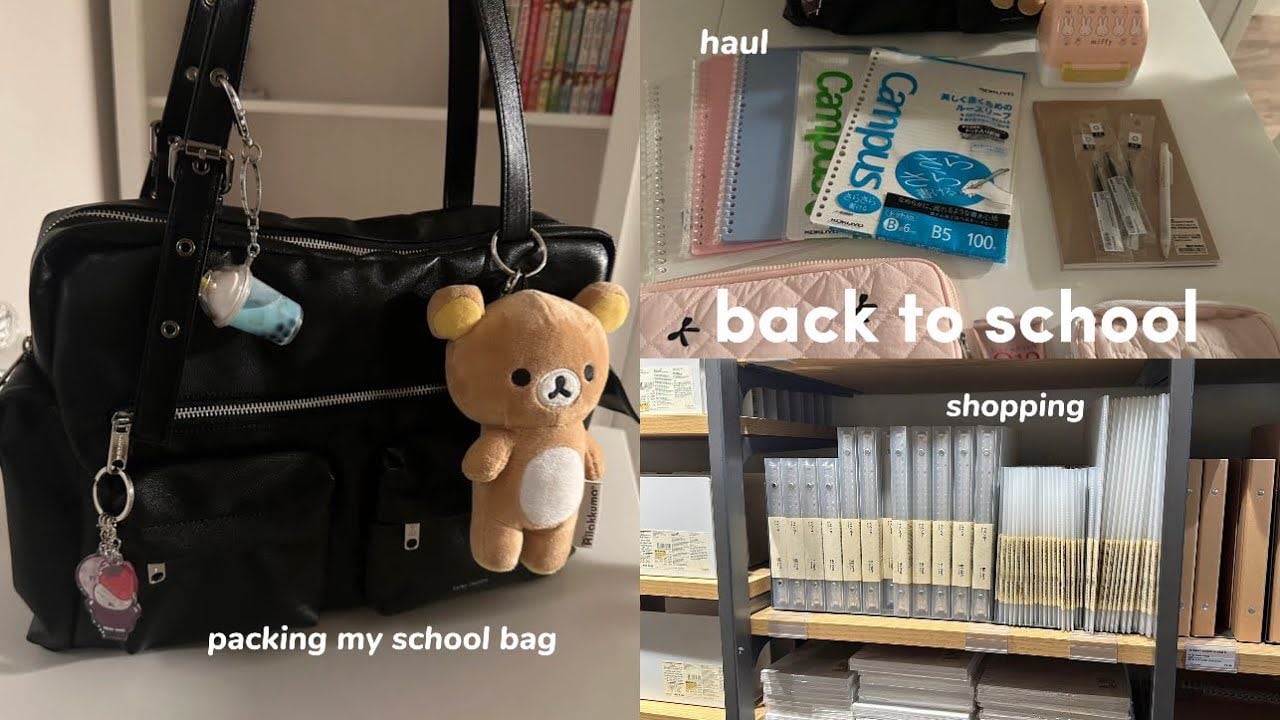 back to school prep 2024 ⋆·˚ ༘ *| back to school 🛒 , hauls, what’s in my school bag 📖 - YouTube