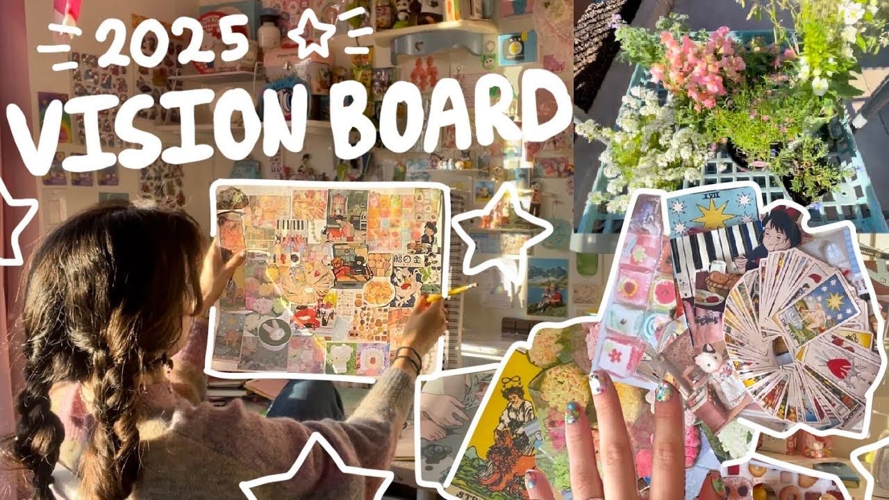 ☆ ⋆. 2025 vision board + december diary ✶˚ · ☆ - YouTube