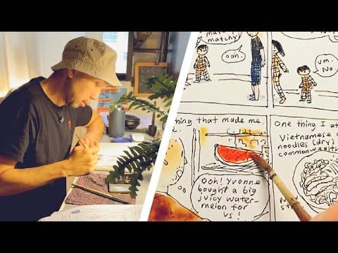 How I do diary comics. And why. - YouTube