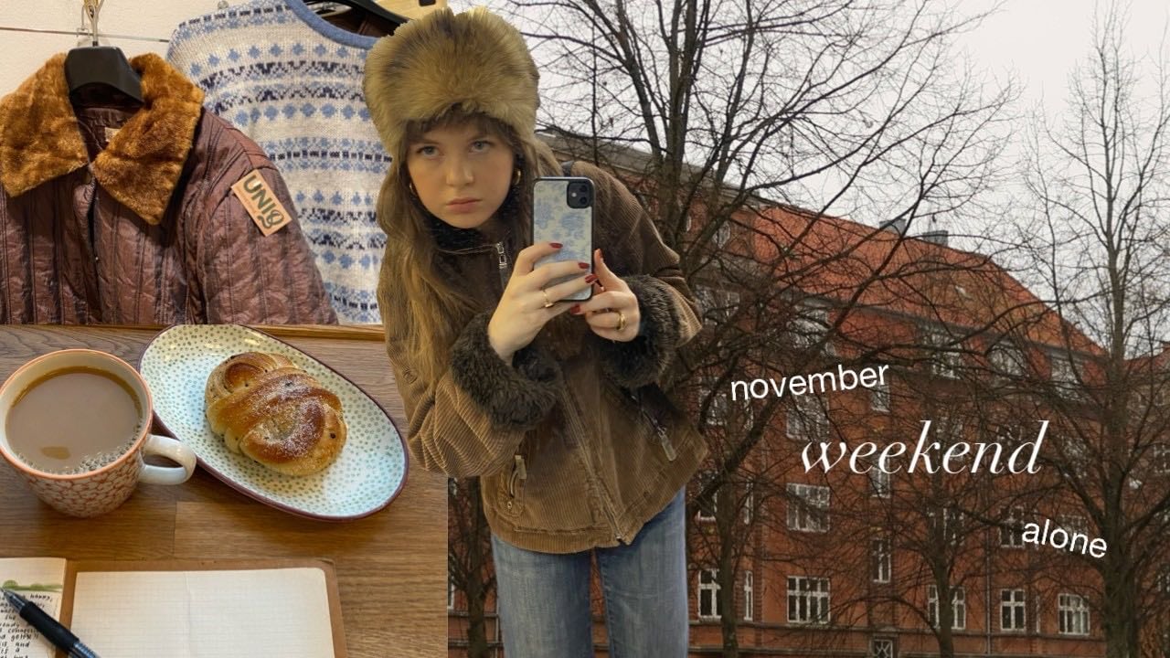 thrifting and journaling in cafes - YouTube