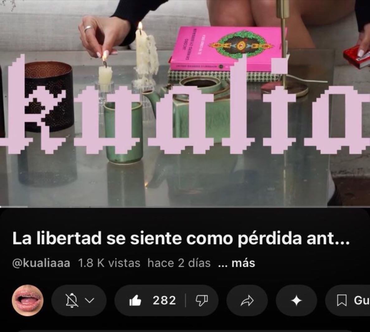 La libertad se siente como pérdida antes de sentirse como libertad