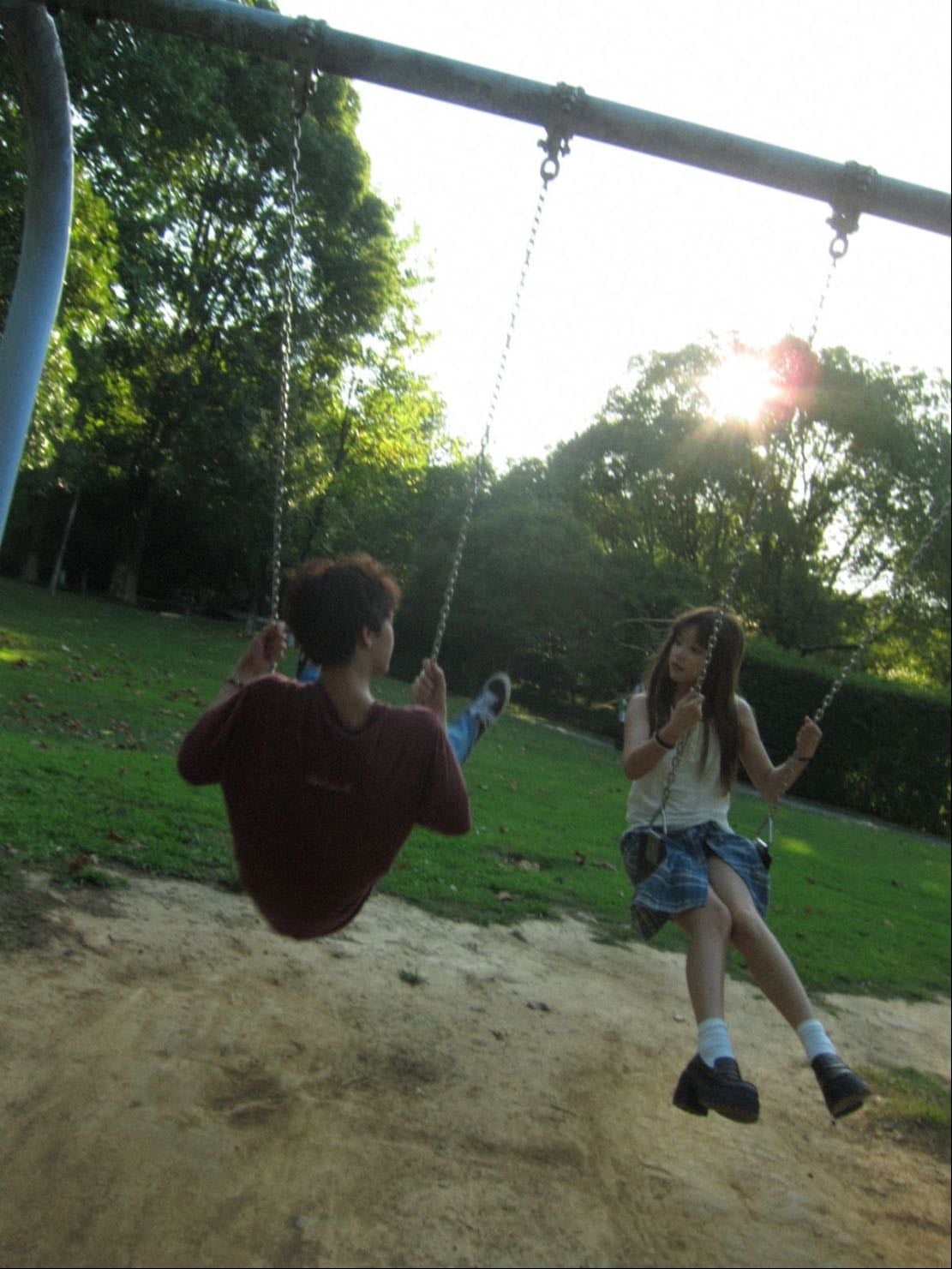 leave scary pictures in innocent places - (in bibles, playgrounds)