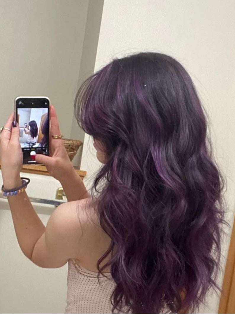 dye my hair purple