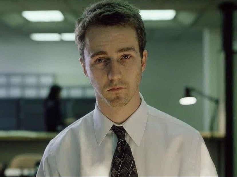 Edward Norton - "and suddenly i felt nothing. i couldn't cry, so once again… i couldn't sleep"