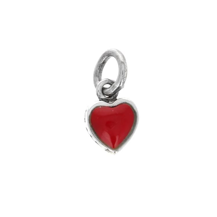 Sterling Silver Heart Charm Pendant - Etsy - Mayasgems $5.50