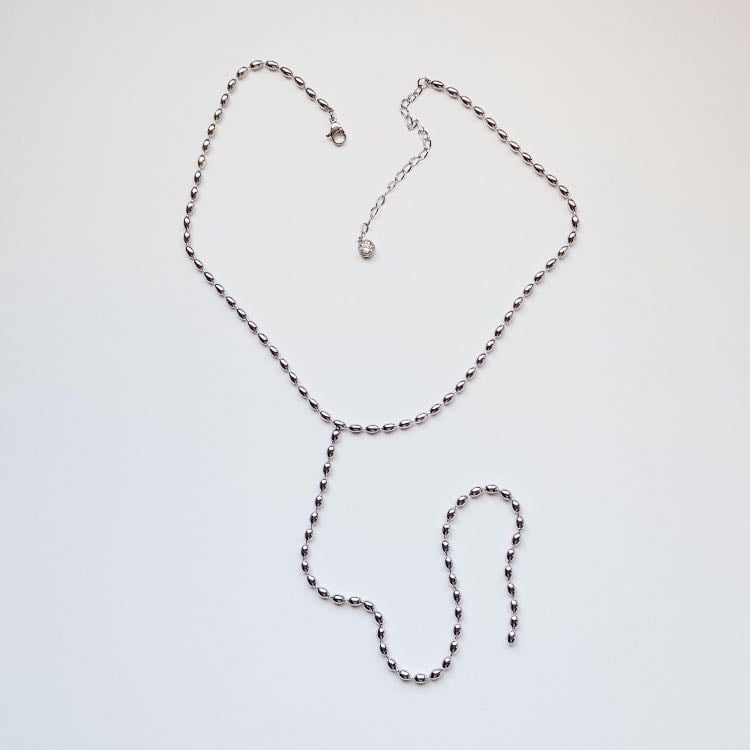 sticky rice necklace - sweaty pigeon