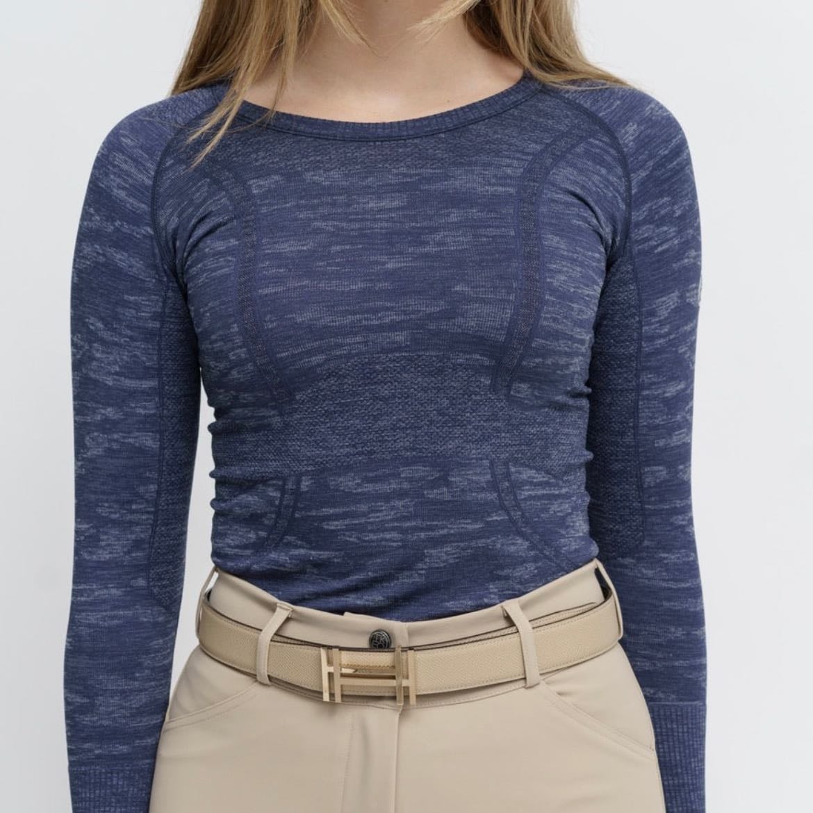 The 'KENNEDY' Seamless Long Sleeve | Classic Navy Camo - $83
