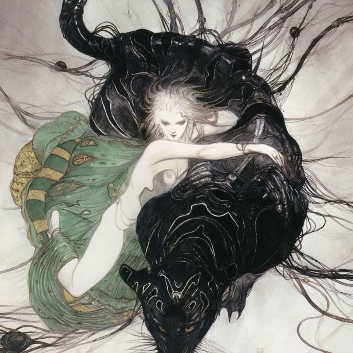 Yoshitaka Amano - ๅคฉ้ ๅๅญ