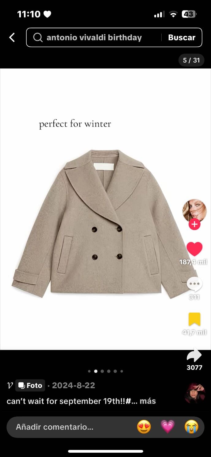 Chaqueta para invierno