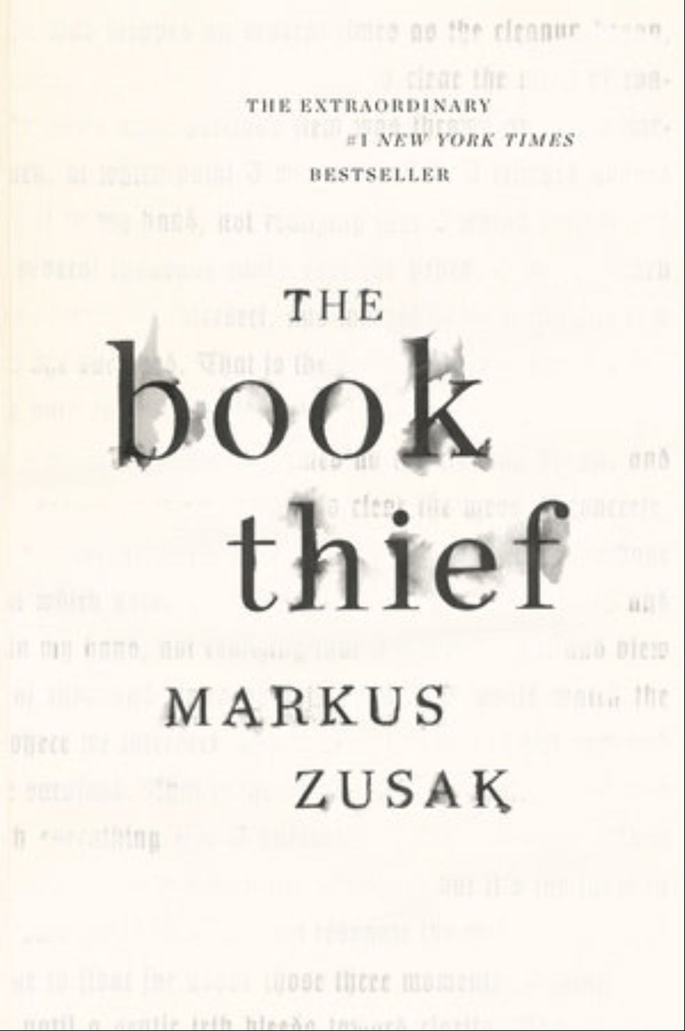 The Book Thief - Markus Zusak ● 2005