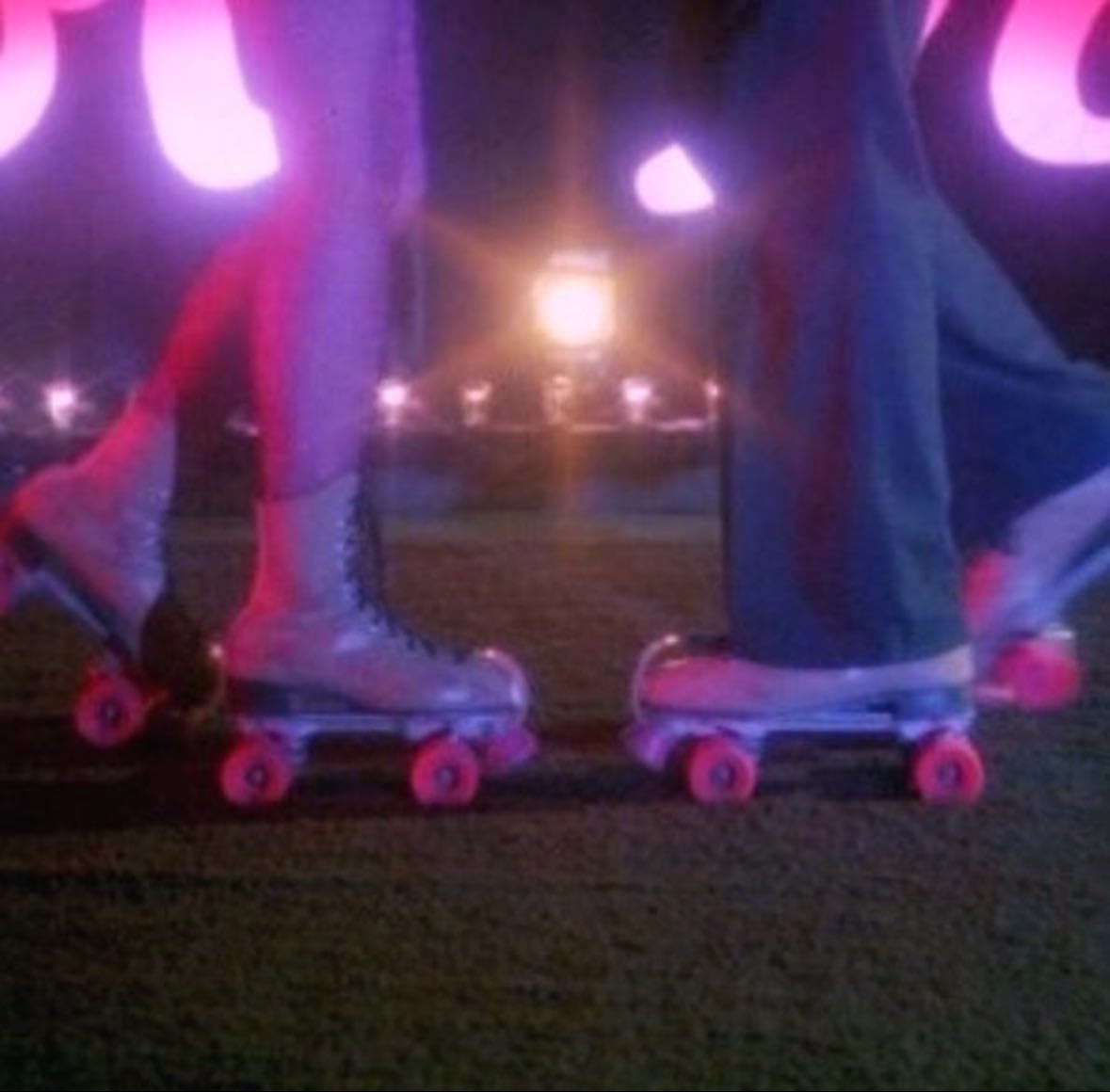 go roller skating through town