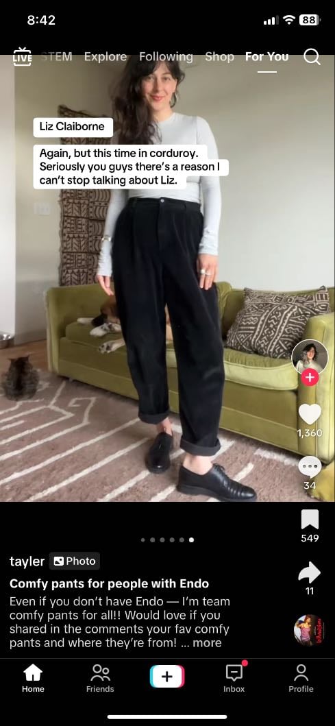Liz Claiborne - Corduroy Pants