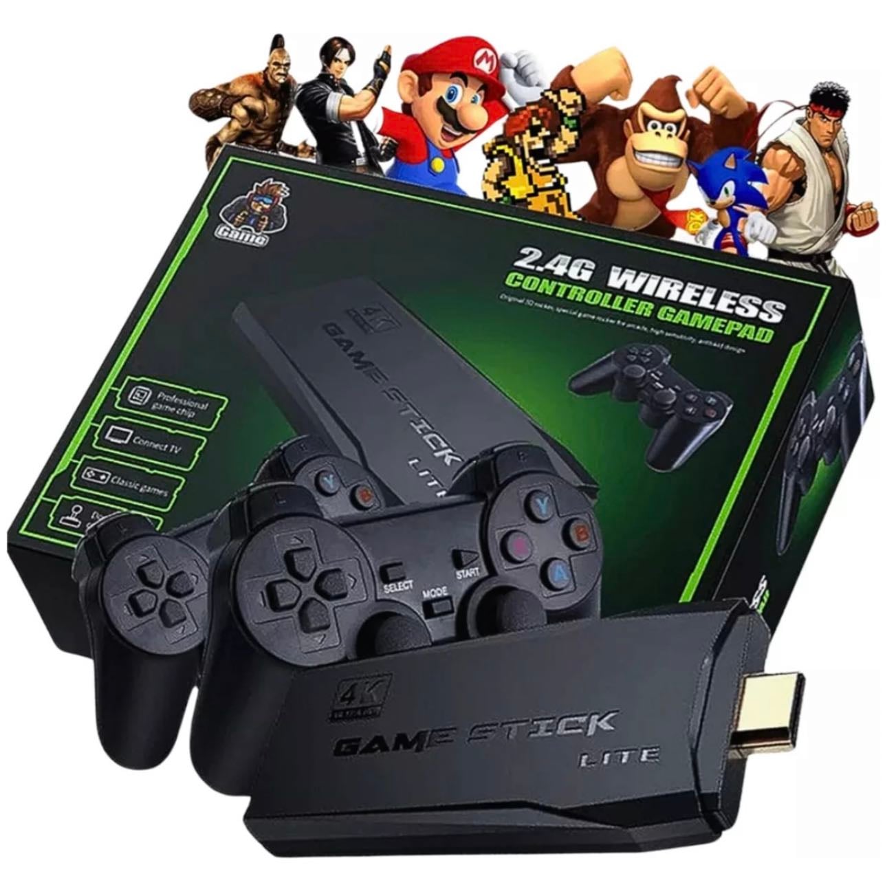 Vídeo game retrô - baratinho com os MELHORES CLÁSSICOS dos anos 90: Super Mário e + 1000 jogos (Clique para ver o link)