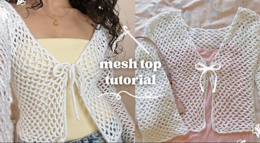 Mesh cardigan - YouTube
