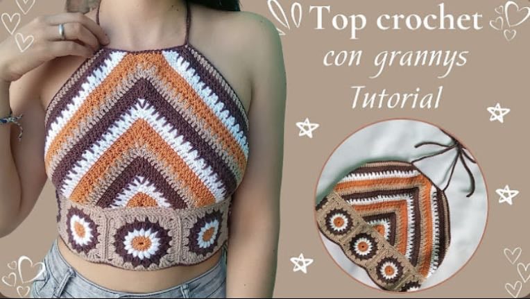 Tank top con grannys (en español) - YouTube
