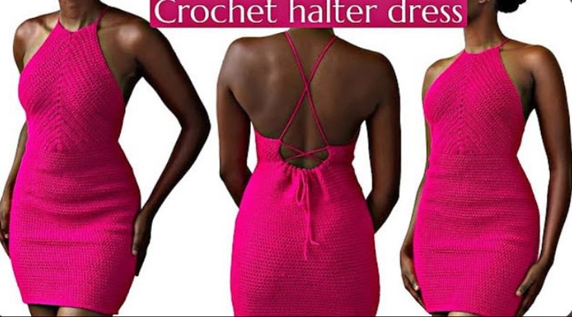 Halter dress - YouTube