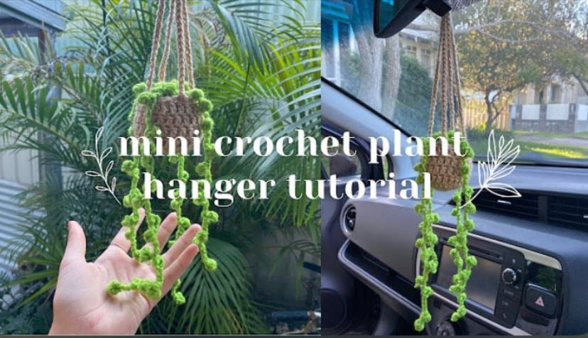 Mini plant hanger - YouTube