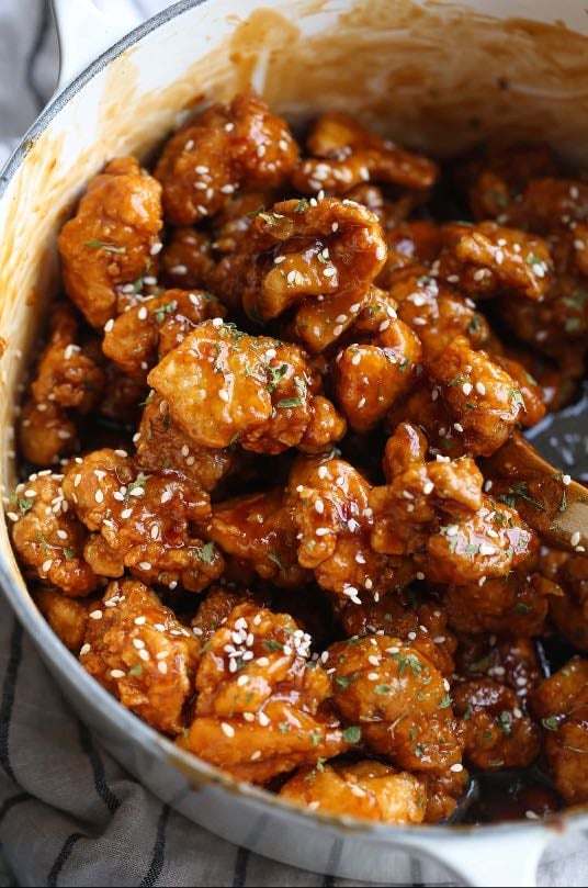 Honey sesame chicken