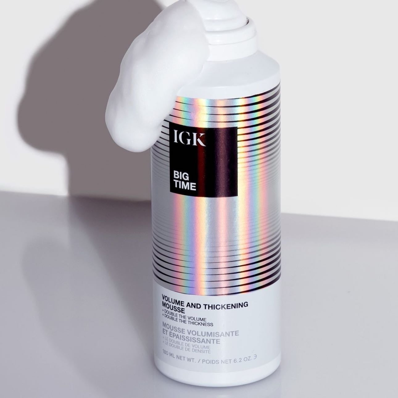 big time volume and thickening mousse - igk
