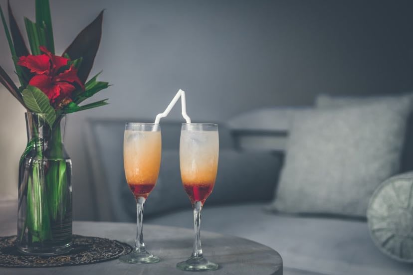 Take turns creating and serving "signature" mocktails or cocktails for an at-home date