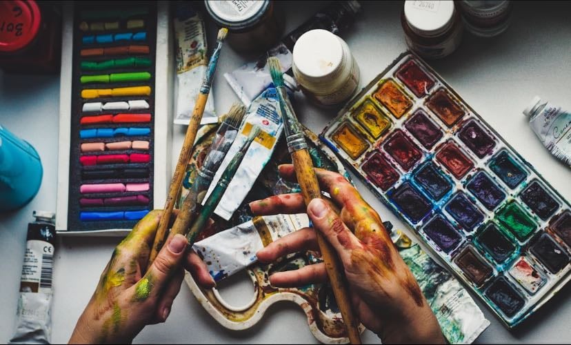 Paint or draw portraits of each other and share the results