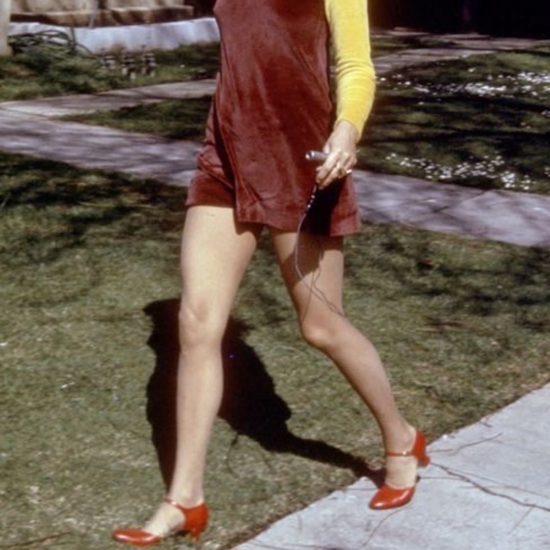 red shoes
