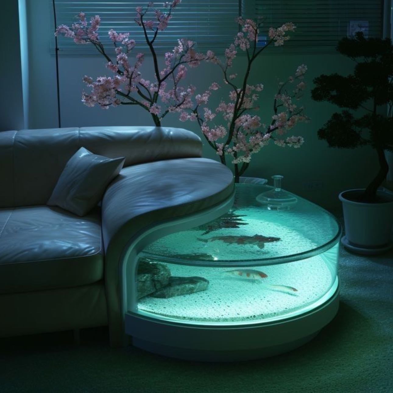 Fake fish tank