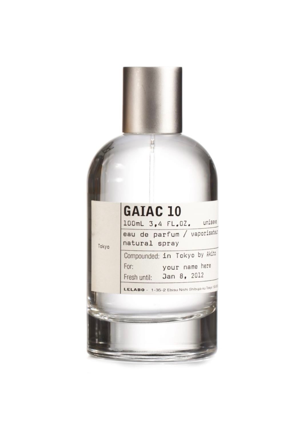 Gaiac 10 โ Le Labo - Serious minimalism.