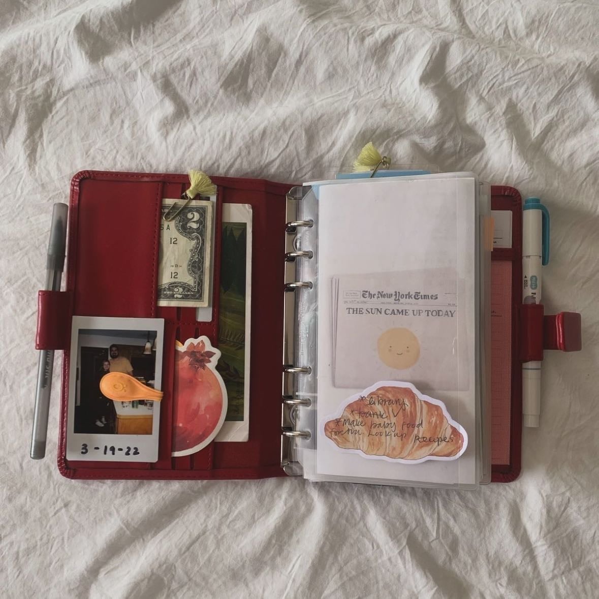 a new journal - f.e. a filofax