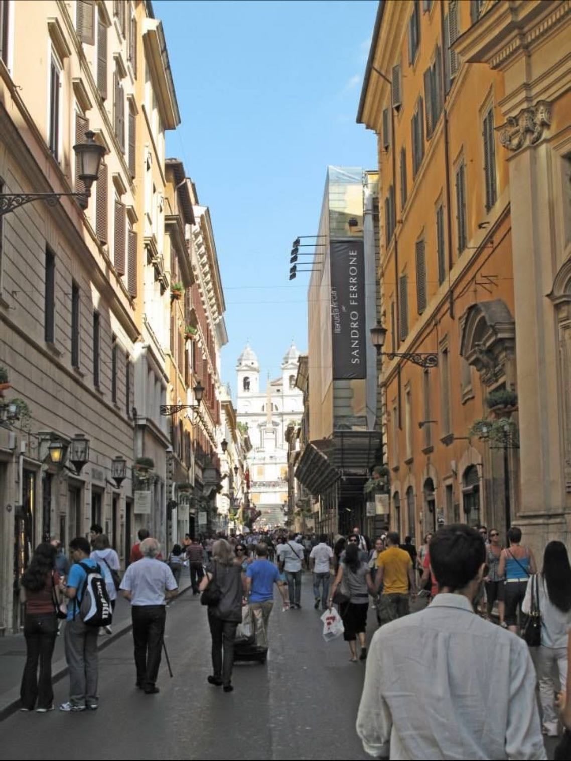 Via Condotti (Rome) - Prestigious fashion street at the base of the Spanish Steps, dotted with top-tier Italian retailers.