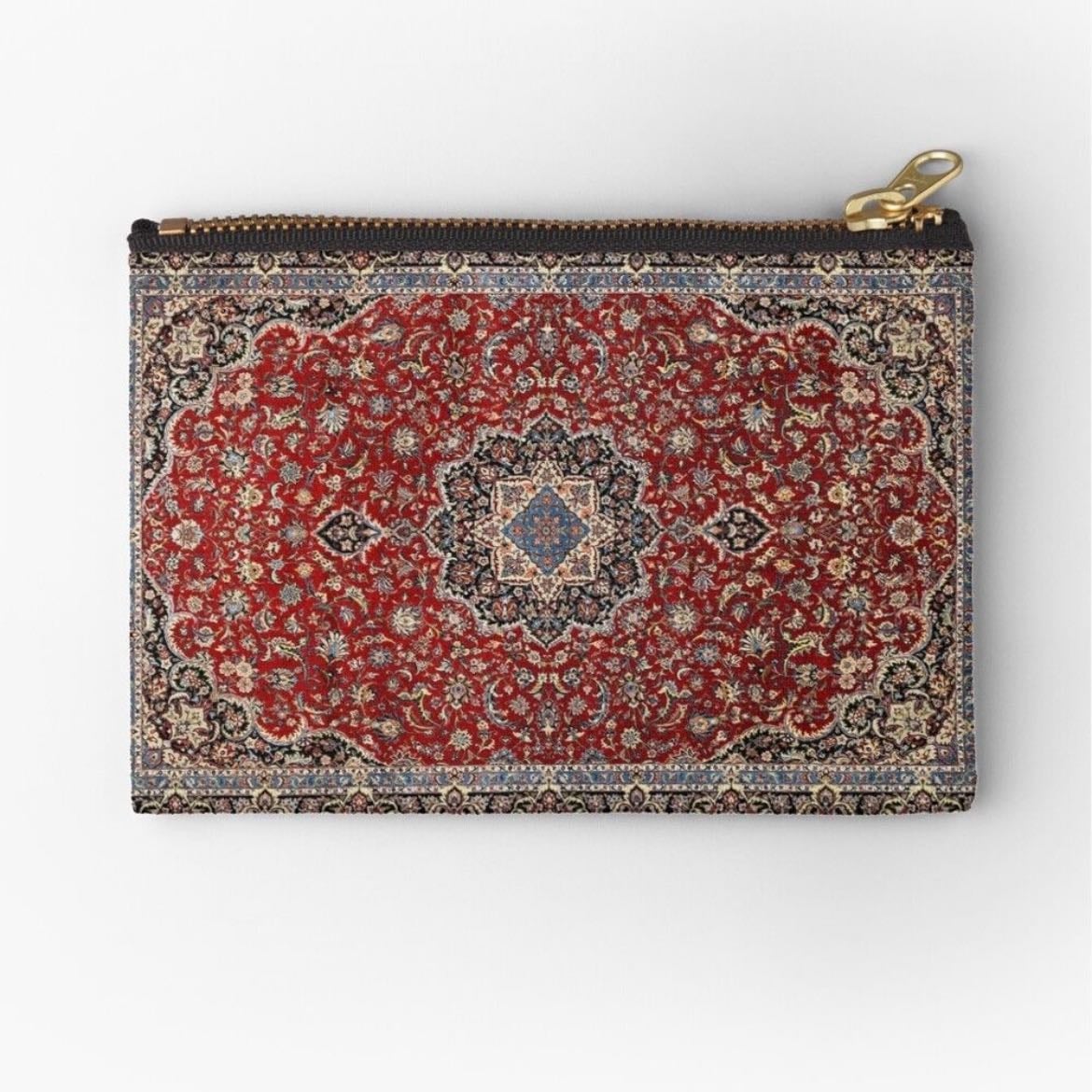Bolsa de maquiagem estilo tapete