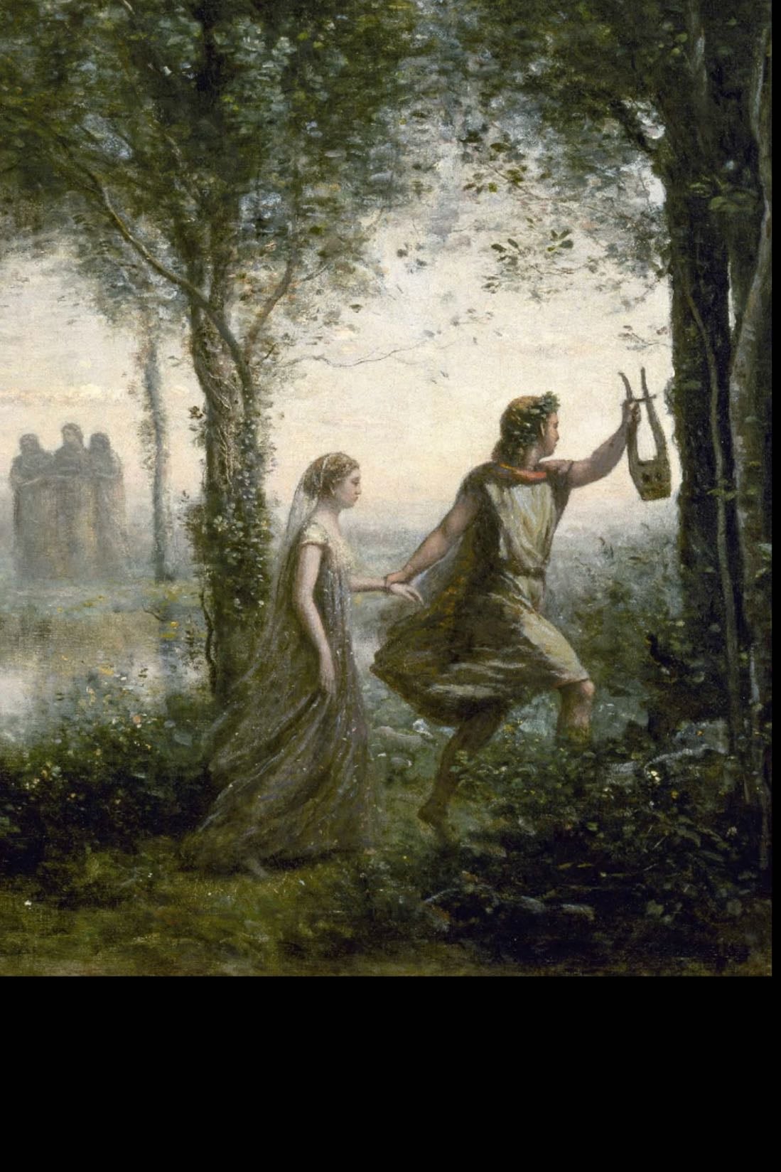The myth of Orpheus and Eurydice - « Eurydice, dying now a second time, uttered no complaint against her husband. What was there to complain of, but that she had been loved? »