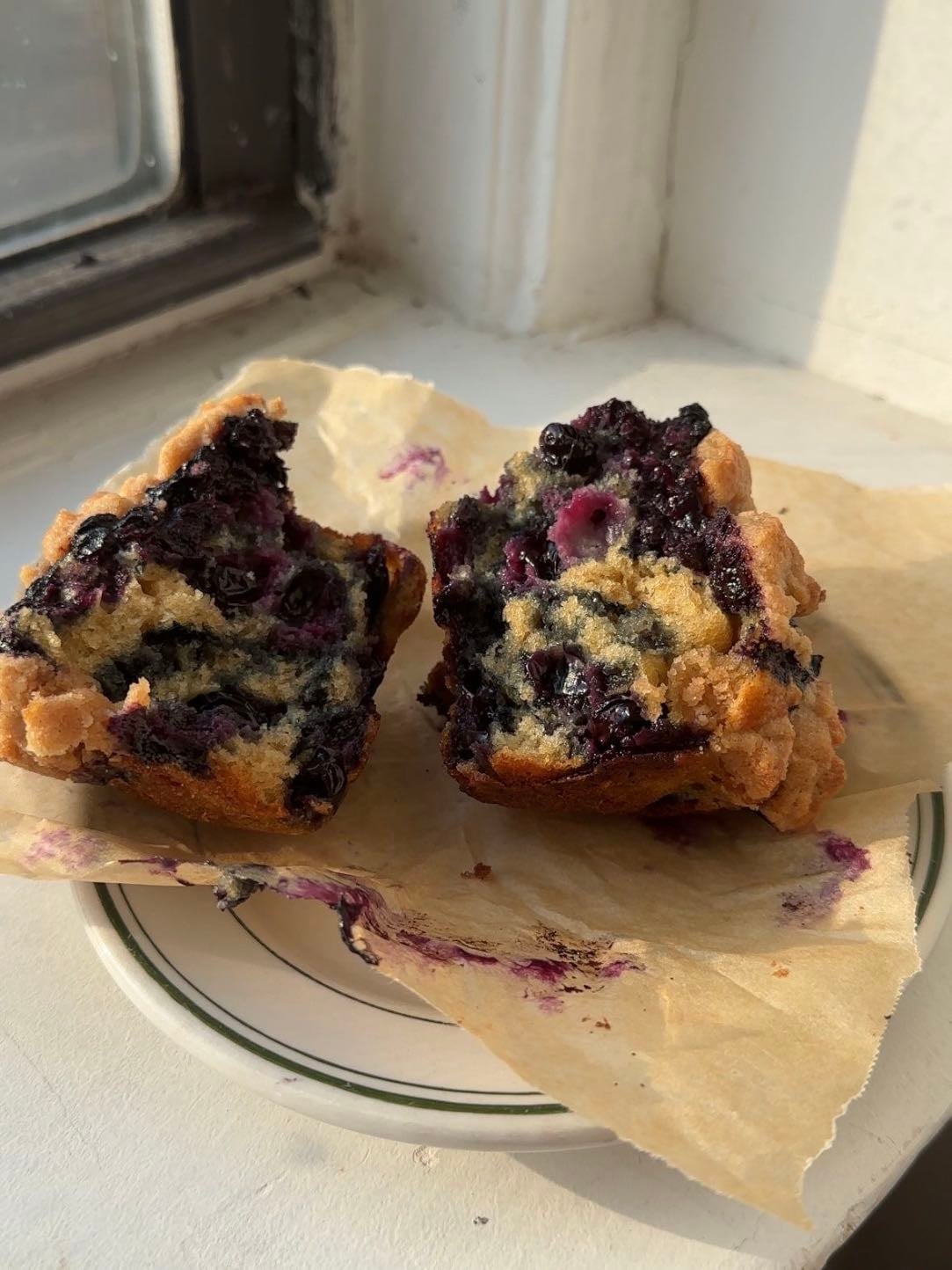 blueberry muffins 🫐