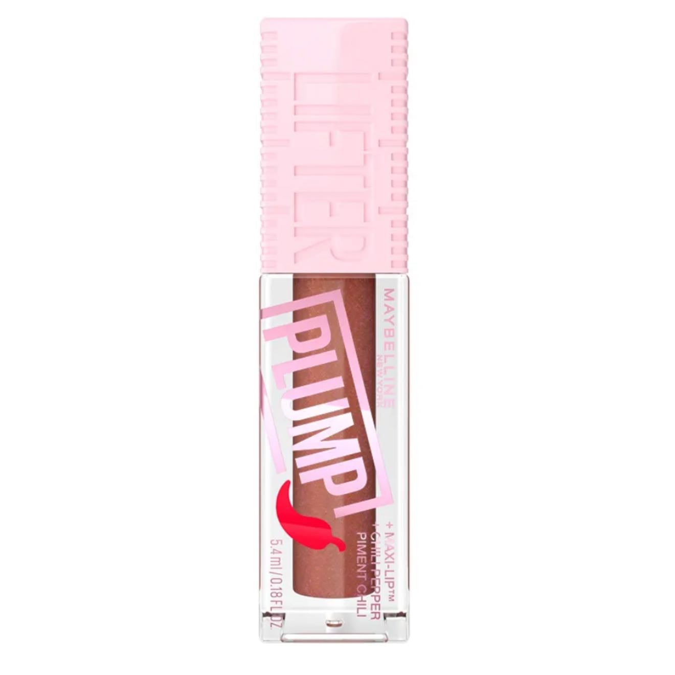Brillo Labial Maybelline Lifter Plump - Tono: COCOA ZING