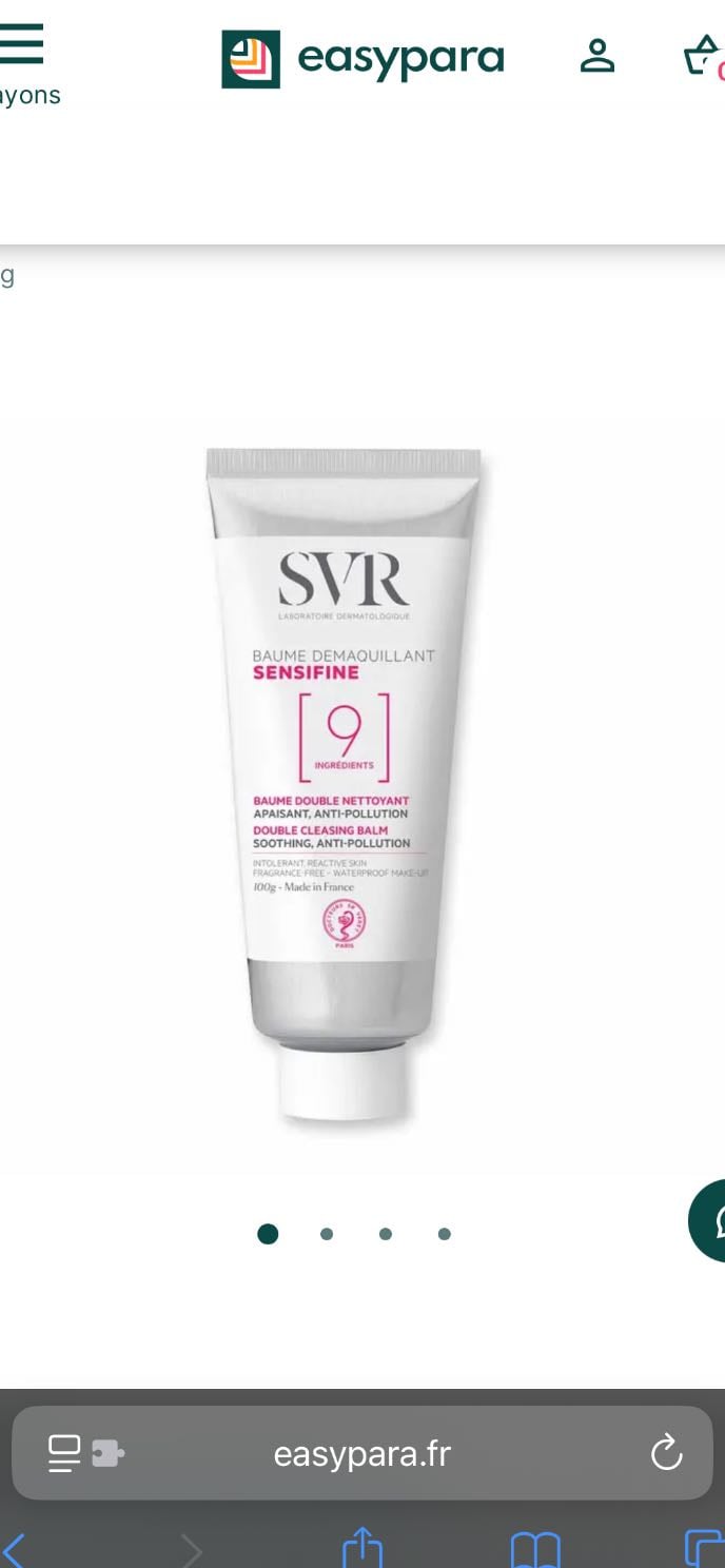 Svr Sensifine Baume Demaquillant Peaux Sensibles Et Intolerantes